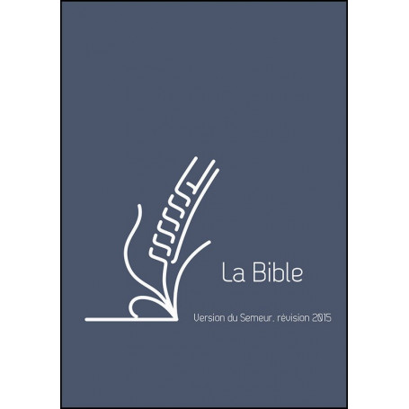 Bible Semeur 2015 compacte rigide lin bleu
