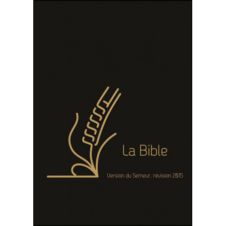 Bible Semeur 2015 compacte souple cuir noir onglets