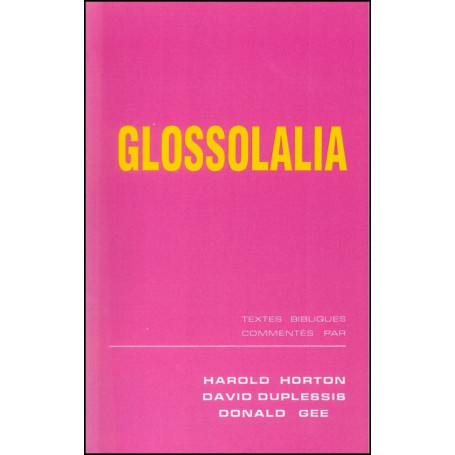 Glossolalia – Horton/Duplessis/Gee