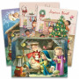Lot de 8 cartes de Noël avec enveloppes – Agnès et Salem de Bézenac