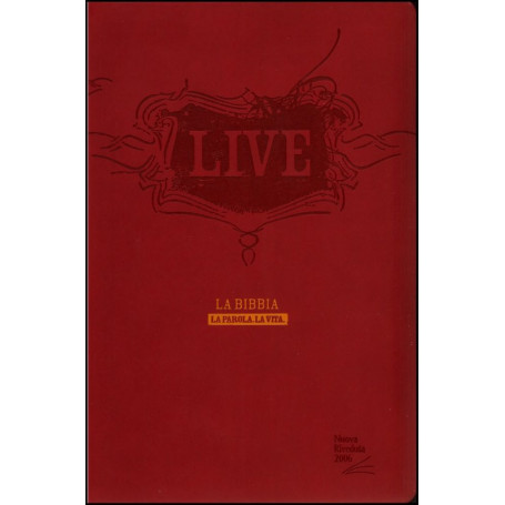 Bible Italien Live souple vivella rouge - Nuova Riveduta 2006