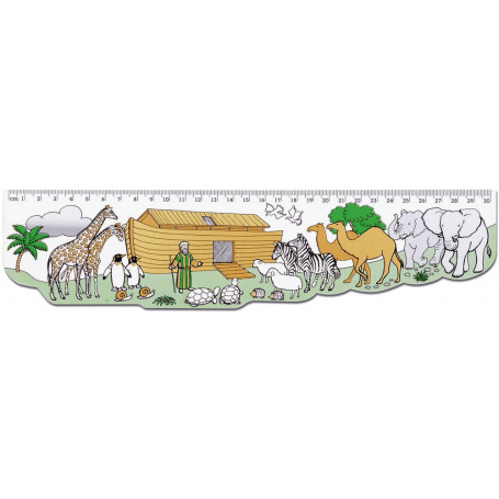 Règle Arche de Noé 30 cm - 71544 - Uljo
