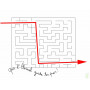 Carte simple Labyrinthe - Que l'Eternel guide tes pas!