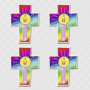 Embellissements 3D Croix avec bougie M270 - Inspiration - Ursus