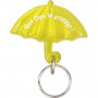 Porte-clés Parapluie - Que Dieu te protège jaune - 729959