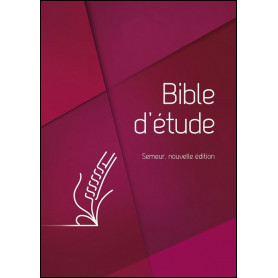 Bible d'étude Semeur Couverture rigide rouge
