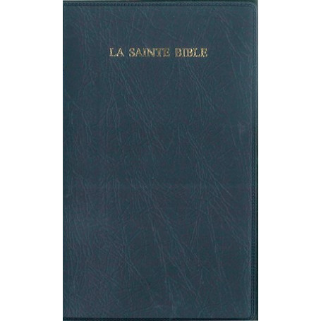 Bible Segond 1910 souple vinyle bleu marine – SB1029