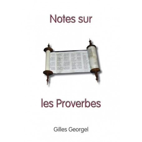 Notes sur les Proverbes – Gilles Georgel