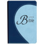 Bible Segond 1910 compacte souple duo bleu tranche argentée – CLCB250