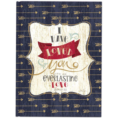 Carnet de notes I have loved you with an everlasting love - 06625