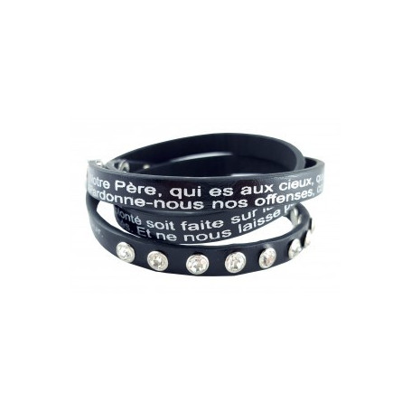 Bracelet Notre Père noir - 752654 - Uljo