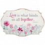 Tableau fleur Love is what binds us all together Col 3.14 - 5431 - Praisent
