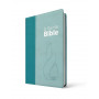 Bible Segond NEG compacte couverture souple, Vivella duo bleu lagon et bleu ciel