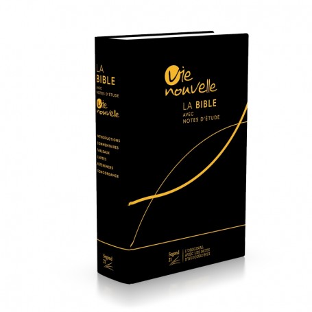 Bible Vie nouvelle Segond 21 rigide noir toile-Skyvertex