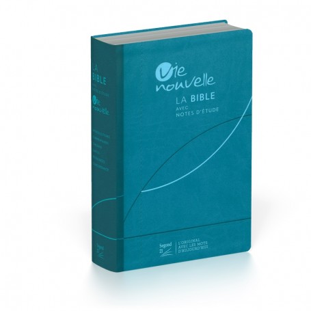 Bible Vie nouvelle Segond 21 souple bleu tranche argentée