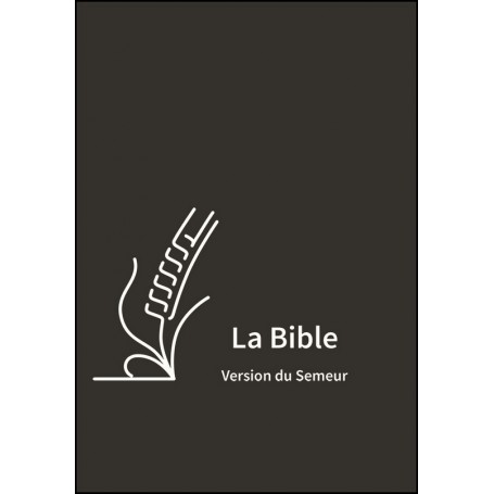 Bible Semeur 2015 compact skyvertex noire avec fermeture éclair