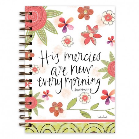 Carnet de notes His mercies are new every morning Lamentations 3:23