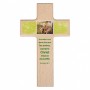 Croix en bois Accueillez-vous les uns les autres 9x15cm – 74284