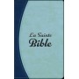 Bible Segond 1910 Compacte duo bleu marine/bleu clair tranche argentée