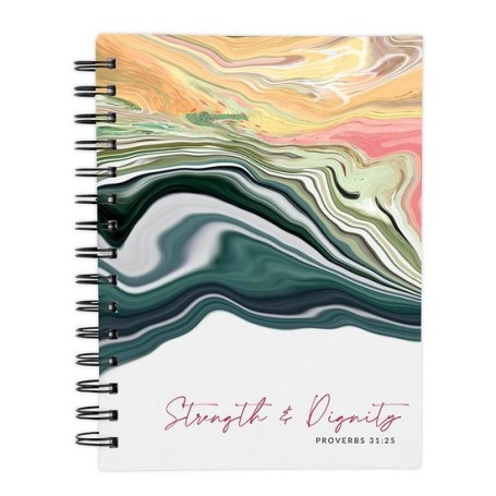 Carnet de notes Strength and Dignity - Proverbs 31:25