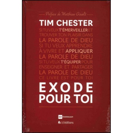 Exode pour toi - Tim Chester