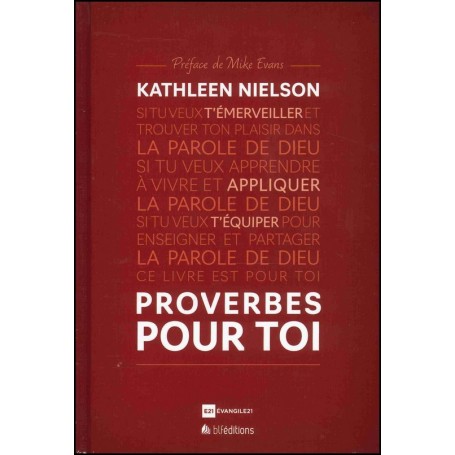 Proverbes pour toi - Kathleen Nielson