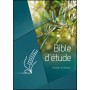 Bible d'étude Semeur rigide verte branche d'olivier