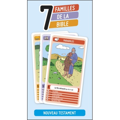Jeu 7 familles de la Bible - Nouveau Testament - Editions LLB