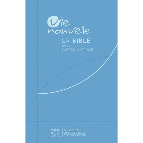 Bible Vie nouvelle Segond 21 souple toile bleue - SG16447