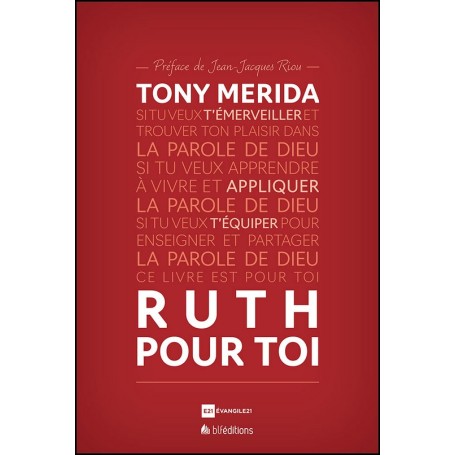 Ruth pour toi - Tony Merida