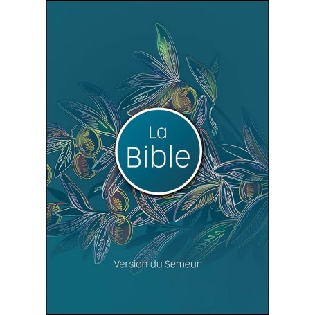Bible Semeur format compact rigide verte branche d'olivier