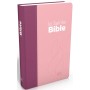 Bible Segond NEG compacte souple toile duo rose/violet - NEG11286