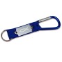 Porte-clés mousqueton Ichthus tissu bleu – 729702 - Uljo