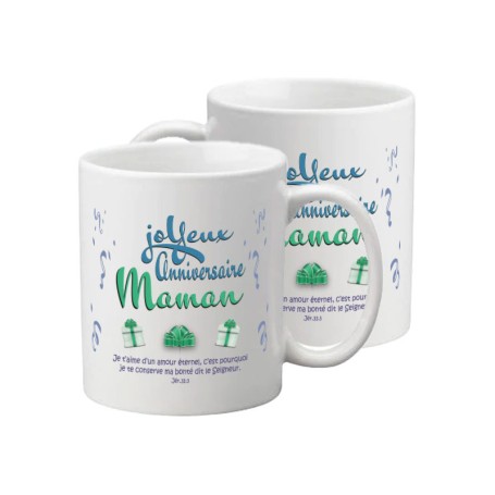 Mug Anniversaire Maman - Jérémie 31.3 - MU2000207 - 1 pièce