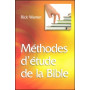 Méthodes d'étude de la Bible - Broché
