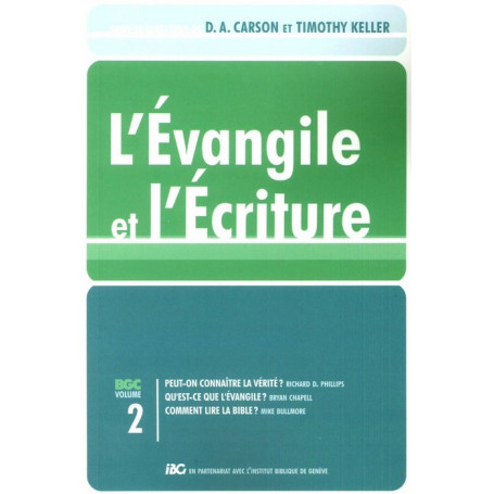 L’Evangile et l’Ecriture – BCG volume 2