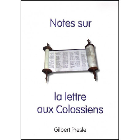 Notes sur la lettre aux Colossiens